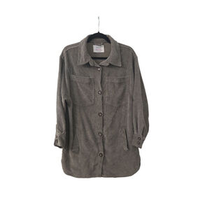 Ashley by 26 International Olive Green Shacket Medium